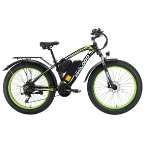 PHILODO H7 Pro All-Terrain Electric Fat Bike 26 Inch - Green