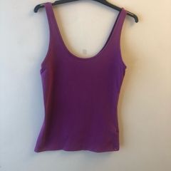 Purple vest top (size 6-8)