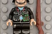 Lego compatible, military figures, German infantry. 15 figures plus rifles.