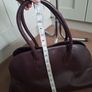 Large Burgundy Leather Tote bag from COS Image 2