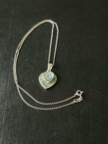 silver necklace
