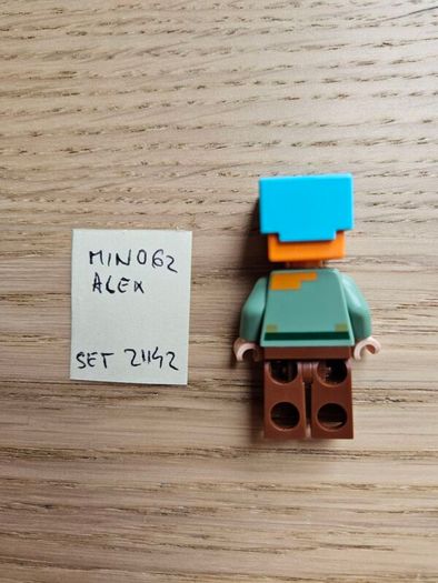 lego min062 alex, set minecraft 21142