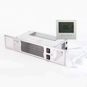 Bidex Diamond 1.9kw Stainless Steel Electric Kitchen Plinth Heater