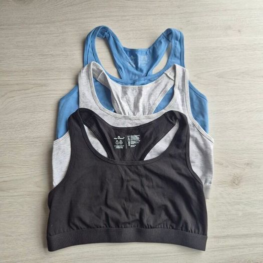 3x Danish Endurance Organic Cotton Sports Bra, Size L, Brand New