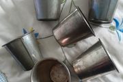 Six Vintage - Dariole - Timbale - Baking Tins
