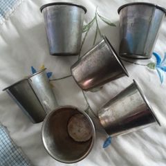 Six Vintage - Dariole - Timbale - Baking Tins