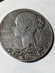 Queen Victoria Silver Jubilee medal