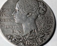 Queen Victoria Silver Jubilee medal
