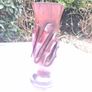 Pitcairn Islands Victorian Carved Hardwood Vase Image 2