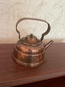 vintage copper kettle