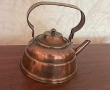 vintage copper kettle