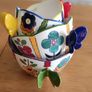 Morgan& Finch 4-Pieces Ceramic Measuring Cup Set - Creative Flower Printed Measuring Cups - Kitchen Nesting Measuring Cups with Butterfly Shaped Handle - for Dry and Liquid Ingredient Image 10