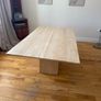Travertine Dining Table and 6 Chairs Image 3