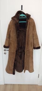 1970's Full Length Shearling Coat S/M