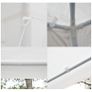 3x4m, Gazebo Tent Marquee For Outdoor Wedding Garden, 4 Removable Side Panels, Fully Waterproof Image 2