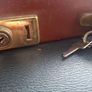 Vintage 1930's British Military Brown Leather Victor/Cheney Case  with Military items Image 3
