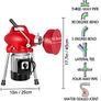 250W Auger Pipe Drain Cleaning Machine Electric Drain Cleaner 20-125MM Tube Unblocker Toilet Sewer Dredger Set Image 2