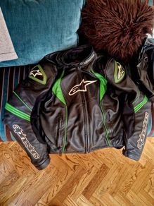 alpinestars leather jacket