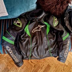 alpinestars leather jacket