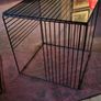 2 Side Metal & Glass Tables Image 2