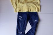 Girls jumper and jeans