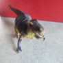 Vintage Green and Yellow T-Rex Tyrannosaurus Rex - Made in China Dinosaur Figure Image 4