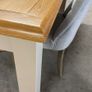 Extending Oak Farmhouse Dining Table Ex Display Like New Image 3