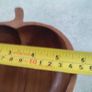 Vintage Apple Bowl, Wood Shape Image 2