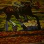 For sale this beautiful painting of jockey and horse Image 2