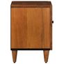 Bedside Cabinet 2 pcs Brown 40 x 33 x 46 cm Solid Mango Wood Image 5