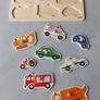 Goki Vehicle Peg puzzle jigsaw Image 2
