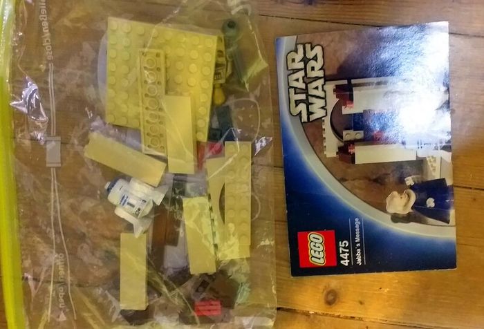 Lego Star Wars 4475: Jabba's Message (2003) 100% Complete (NO BOX)