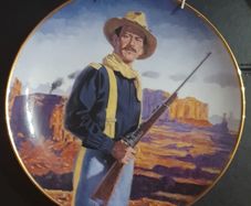 Franklin Mint Limited Edition John Wayne Decorative Plate