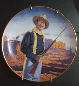 Franklin Mint Limited Edition John Wayne Decorative Plate