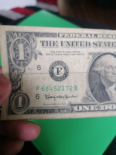 1963 Usa One Dollar Banknote