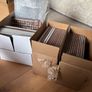 Black and off white (nacar) square tiles from 'Design Emporium' Image 3