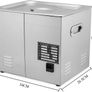 10L Ultrasonic Cleaner with Heater and Timer, 240W Stainless Steel Ultrasonic Cleaning Machine Image 3