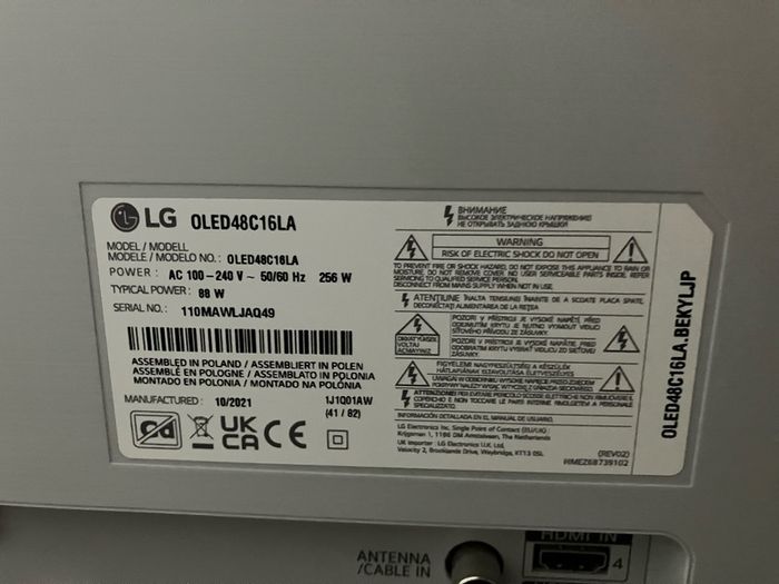 Lg C1 4k Oled Tv - 48" Oled48c16la