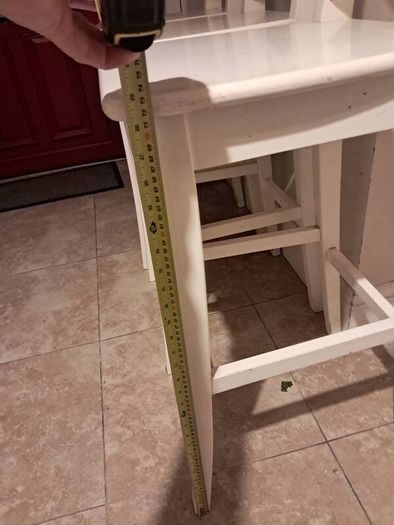 Three ikea bar stools/high chairs 10 euro each