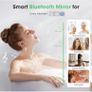 Oval Bathroom Mirror with LED Lights 500x800mm, Bluetooth Led Mirror Bathroom Image 9