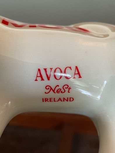 Vintage Ceramic Glazed Jersey Milk Jug Avoca Nest Ireland