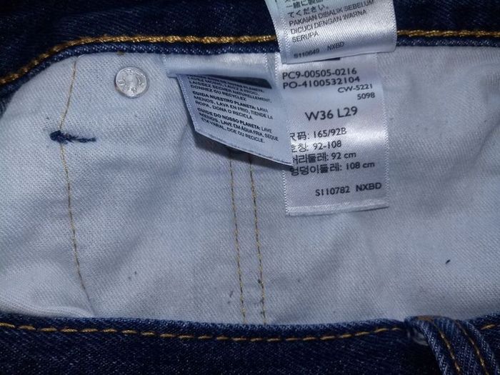 Levi's 505 W38L27