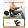 Universal Forklift Seat, Waterproof Tractor Suspension Seat with Adjustable Back, Secure Tractor Seat with Micro Switch, Widely Compatible Seat for Skid Loader Bulldozer Image 5