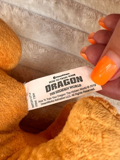 DreamWorks How to Train Your Dragon 3 Meatlug The Hidden World Plush Soft Toy approx. 30 cm. Used Please see photos