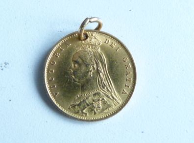 Victorian gold half sovereign