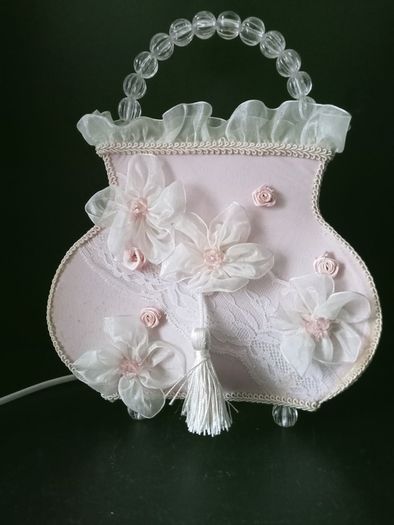 Rare Collectible Vintage  Handbag Boudoir Lamp