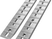 1520 x 305mm Aluminum Ramps 2 Pcs ATV Ramps Loading Ramps 6000 lbs / 2722 kg Capacity Up to 16 inch / 406 mm Loading Height
