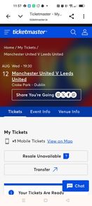 Manchester Utd vs Leeds United Croke Park