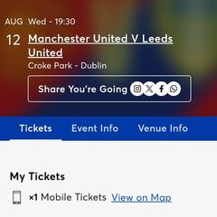 Manchester Utd vs Leeds United Croke Park