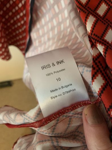 Iris and Ink midi dress